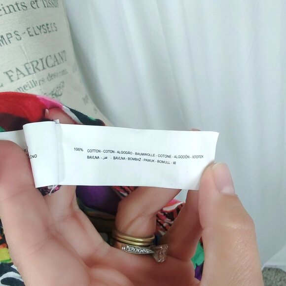 Desigual Top Medium Bubble Floral Short Sleeve - Picture 11 of 11